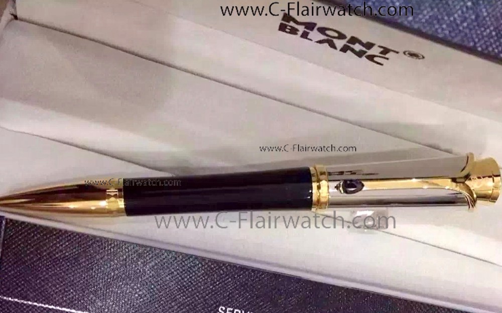 Mont Blanc Princesse Grace de Monaco Ballpoint Pen Gold Clip